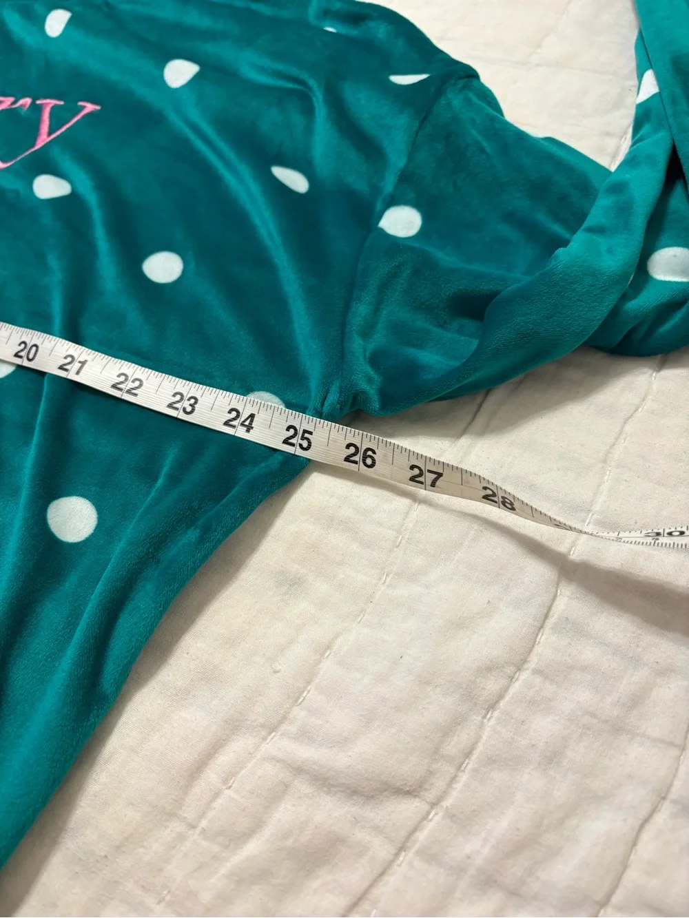 Joyspun Women’s XL Merry Christmas Pajama Set Green Polka Dot Holiday W044